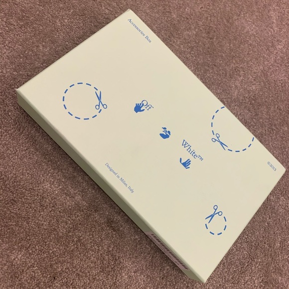 Off-White calf skin quote chain wallet - Picture 5 of 6